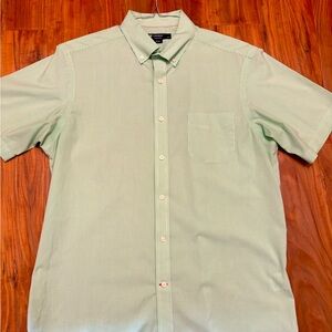 Men’s Large Cremieux Button Down Short/Sleeve Dress Shirt